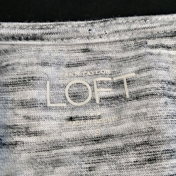 Loft grey/black top sz S - Picture 4 of 6